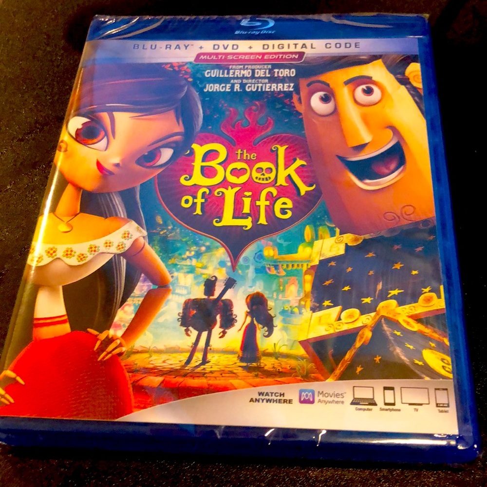 Disney movie  <the book of Life> Blue-ray +DVD